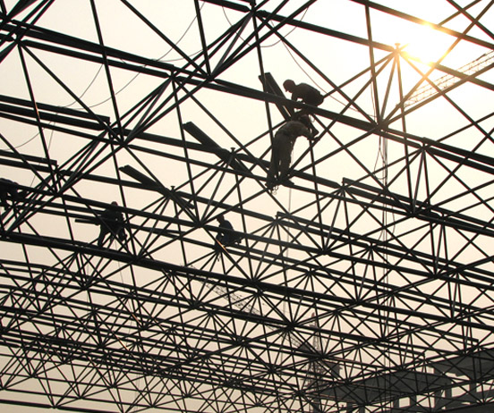 惠州厂房网架安装